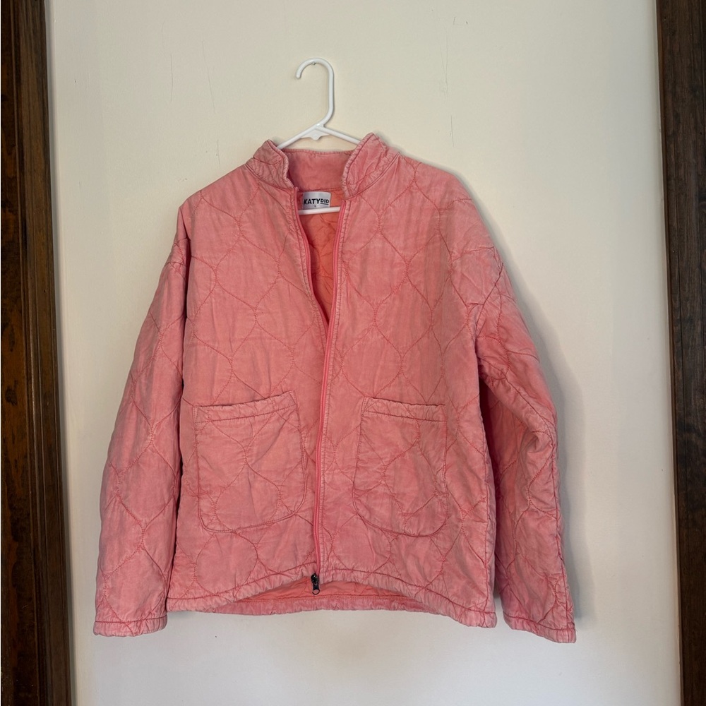 Katydid Pink Quilted Jacket